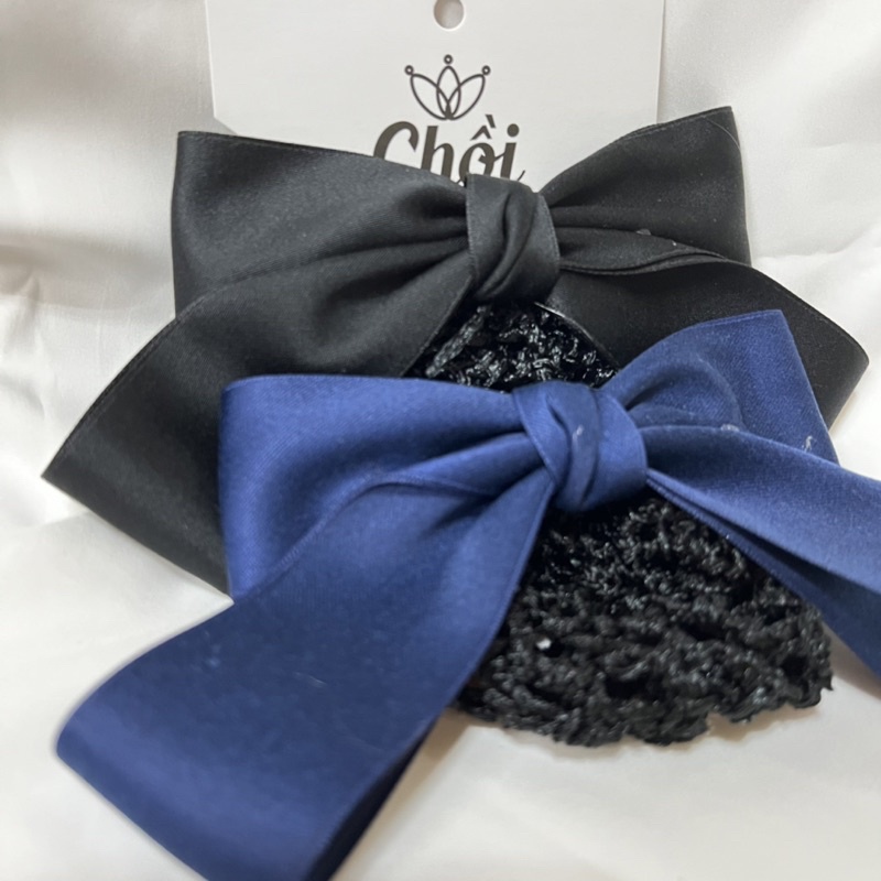 Cặp tóc nơ, cặp búi công sở tiếp viên nhân viên gọn gàng thanh lịch Y094
