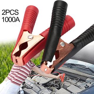 Connector Test Clamp Car Battery Clip 2PCS Red Black Coppering