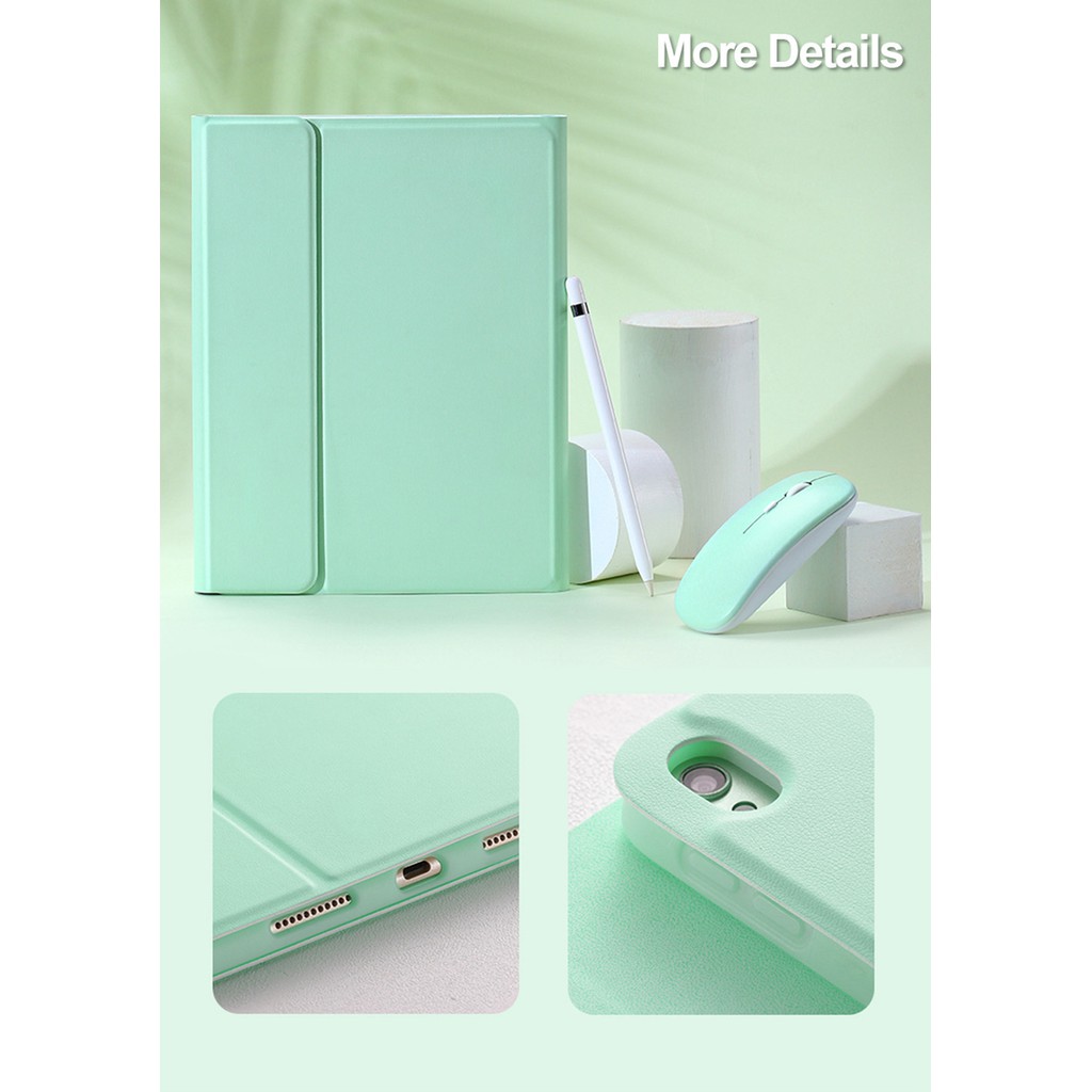 Ốp Lưng Có Bàn Phím Bluetooth Không Dây Cho 9.7 iPad 10.2 9th Air iPad