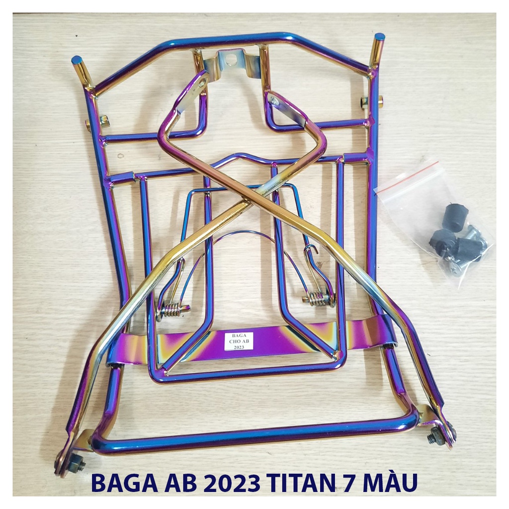 Baga Airblade2023, AB160/125 inox, Titan 7 màu loại 10 ly hàng đẹp bền chắc