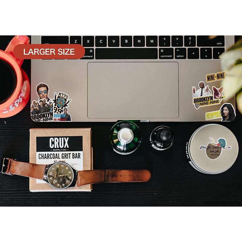 50 Sticker Brooklyn 99 dán trang trí laptop ván trượt