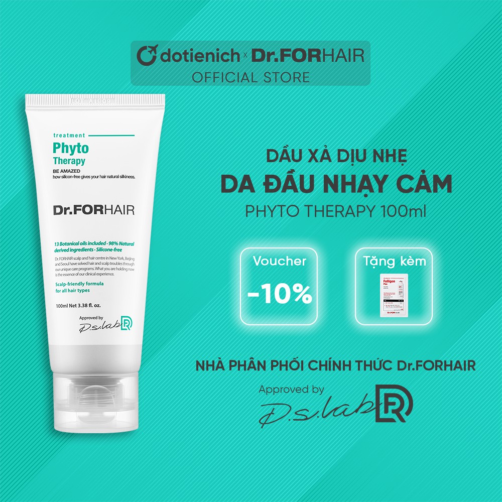 Dầu xả dưỡng tóc Dr.FORHAIR/Dr For Hair cho da đầu nhạy cảm Phyto Therapy Treament 100ml