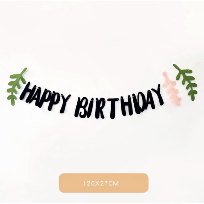 Banner Dây Chữ Happy Birthday trang trí sinh nhật Hot Trend 2022 , Phụ kiện trang trí sinh nhật nhiều mẫu siêu dễ thương