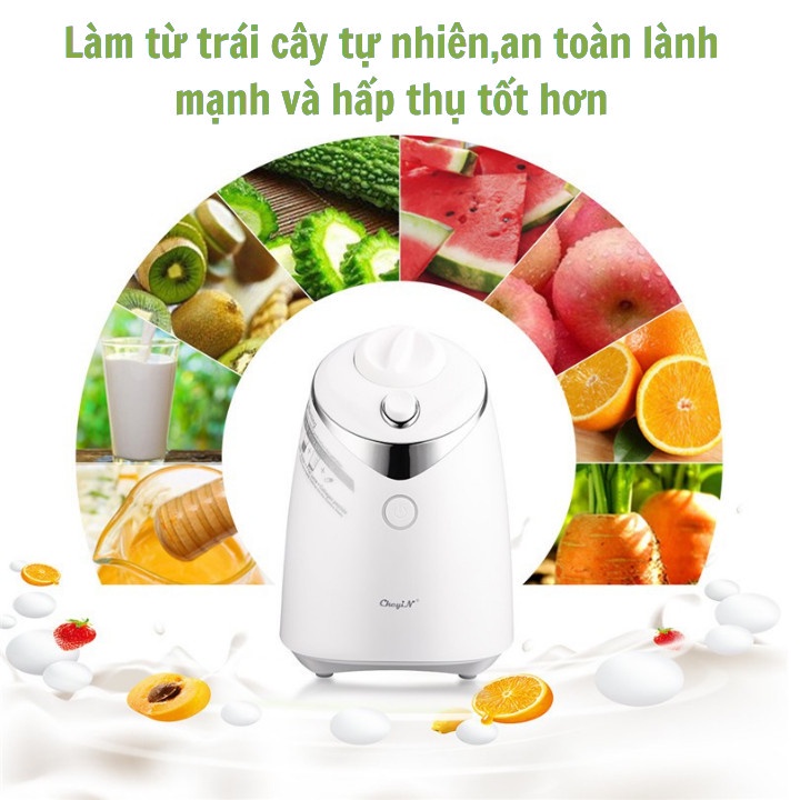 Máy Làm Mặt Nạ Bằng Rau Củ Quả Tự Nhiên Ckeyin MR499 , Tự Động Nhắc Nhở Bằng Giọng Nói Thông Minh Tiện lợi