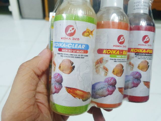 BỘ 3 PSB MEN TIÊU HÓA MEN XỬ LÝ NƯỚC CHO HỒ CÁ THỦY SINH KOIKA ANH QUỐC