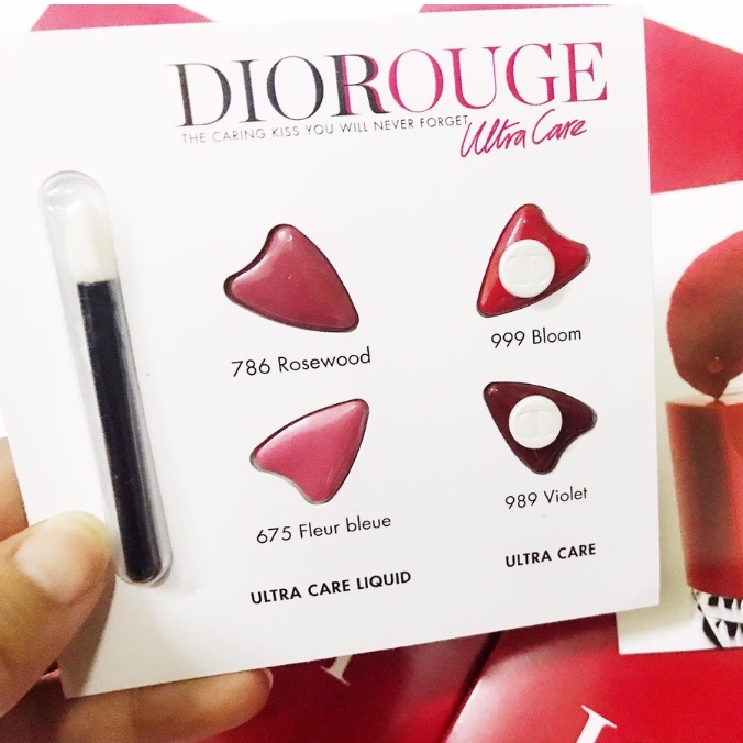 Vỉ Son Dior Rouge Ultra Care 786-999-675-989 Có Cọ Đi Kèm