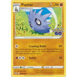 Thẻ Bài Pokemon Pupitar - 038/078 - Uncommon