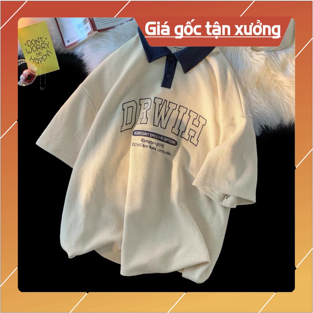 ( Mã PL05 : DRW ) Áo POLO trơn nam nữ phong cácH TEEN
