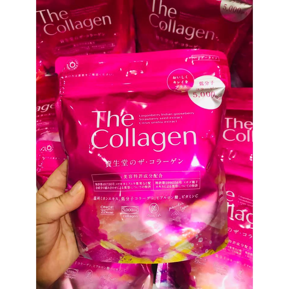 The Collagen Shiseido Dạng Bột 126g Nhật Bản và tặng thêm 20%