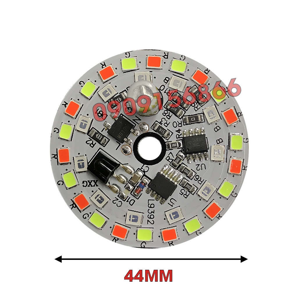 Mắt Led 5w 220v rgb đổi màu