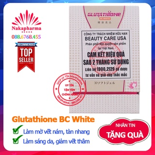 ❤ GLUTATHIONE BC WHITE - VIÊN UỐNG TRẮNG DA GIÚP GIẢM NÁM DA, TÀN NHANG, VẾT THÂM, TĂNG SINH LÝ NỮ