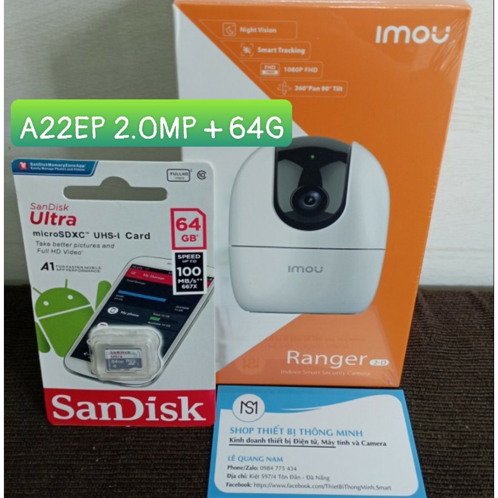 Camera wifi Imou A42P 4.0MP / A22EP 2.0MP hoặc C22EP, đàm thoại 2 chiều, chính hãng fullbox 100%