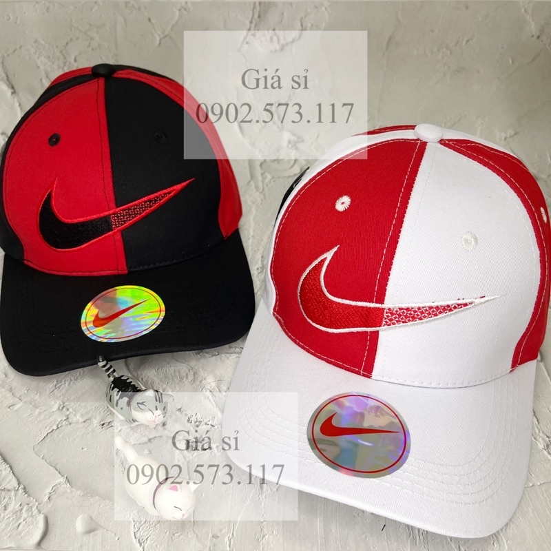 Nón kết lưỡi trai 2 màu thêu logo NIIKKE thời trang full tags thời trang nam nữ