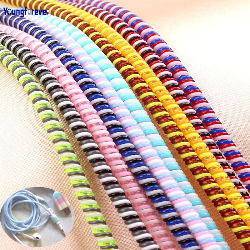 Dây lò xo quấn bảo vệ dây cáp dữ liệu dài 1.2m