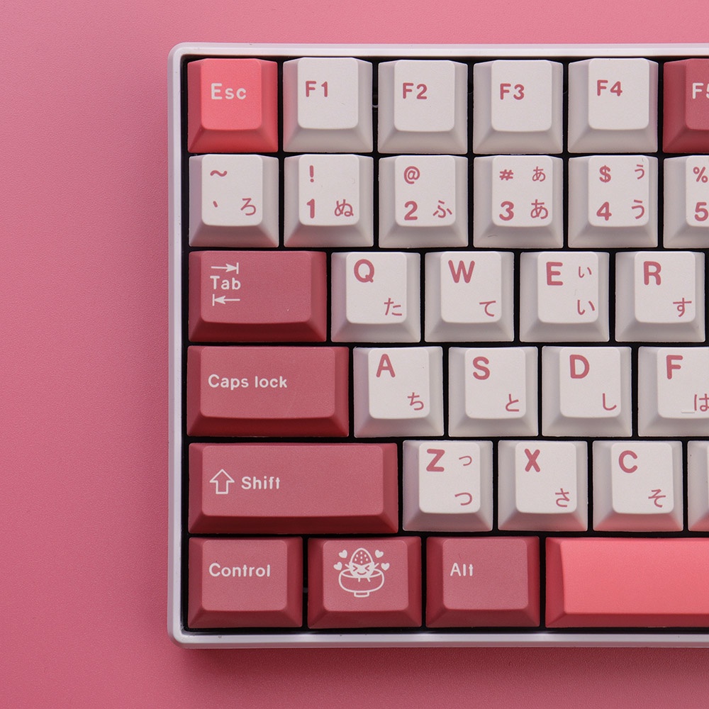 Bàn Phím 130 Phím Bằng Nhựa PBT In Họa Tiết Phong Cách Nhật Bản Cho Bàn Phím Cơ