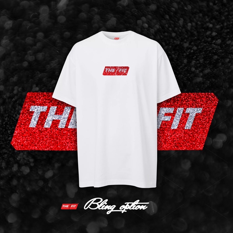 Áo thun Unisex THE FIT, áo &quot;BLING RED TEE&quot; 100% premium cotton tee (Local Brand Chính Hãng )