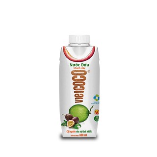 330ml - nước dừa - chanh dây đóng hộp vietcoco
