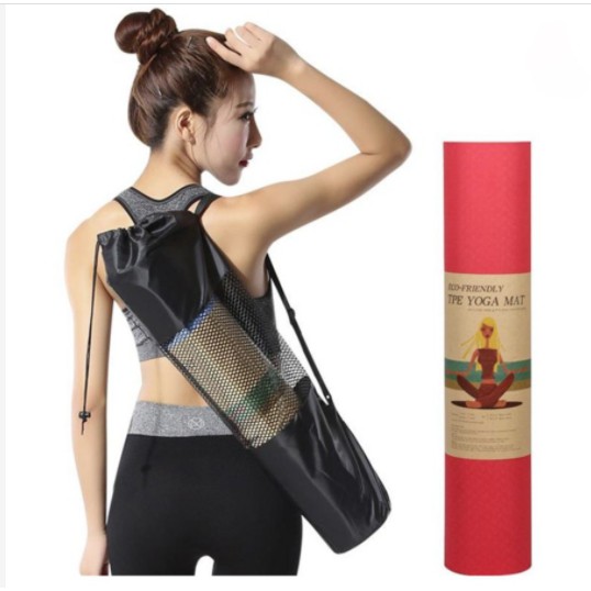 [FREESHIP❤️] THẢM TẬP YOGA TPE CAO CẤP 2 LỚP 6MM BÁM SÀN CHỐNG TRƠN TRƯỢT.