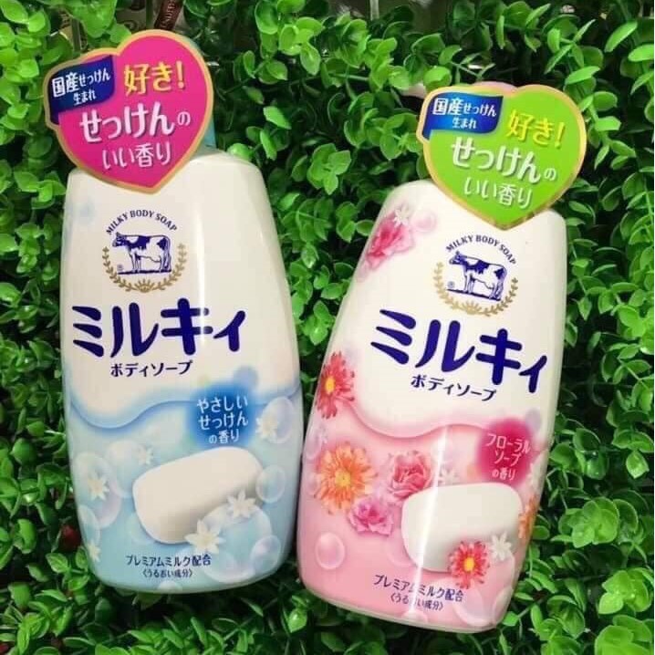 Sữa tắm bò Milky Body Soap Nhật Bản 550ml