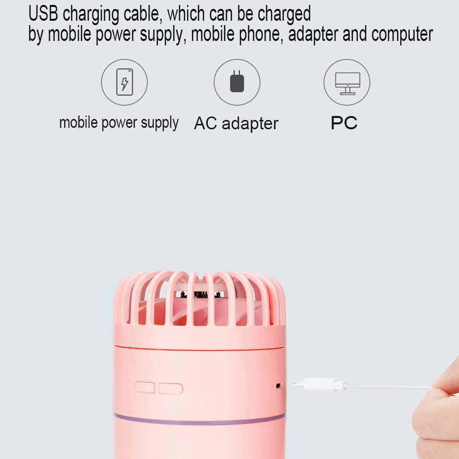 Quạt USB Phun Sương Làm Ẩm Không Khí Linh Hoạt Có Thể Điều Chỉnh