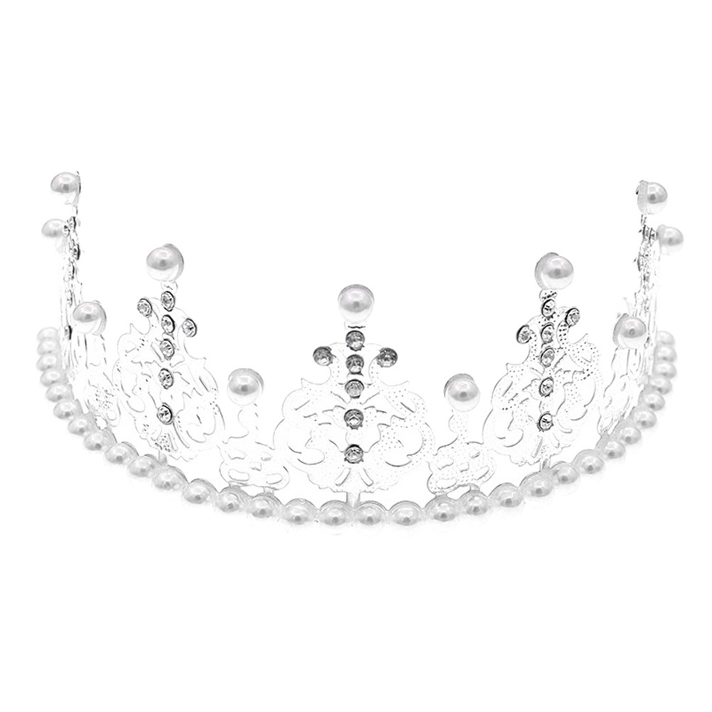 Vương Miện Cài Tóc Đính Đá Lấp Lánh 16cm