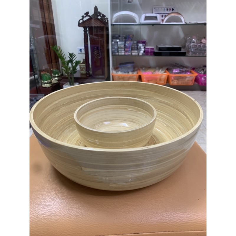 Chậu ngâm chân cốt tre