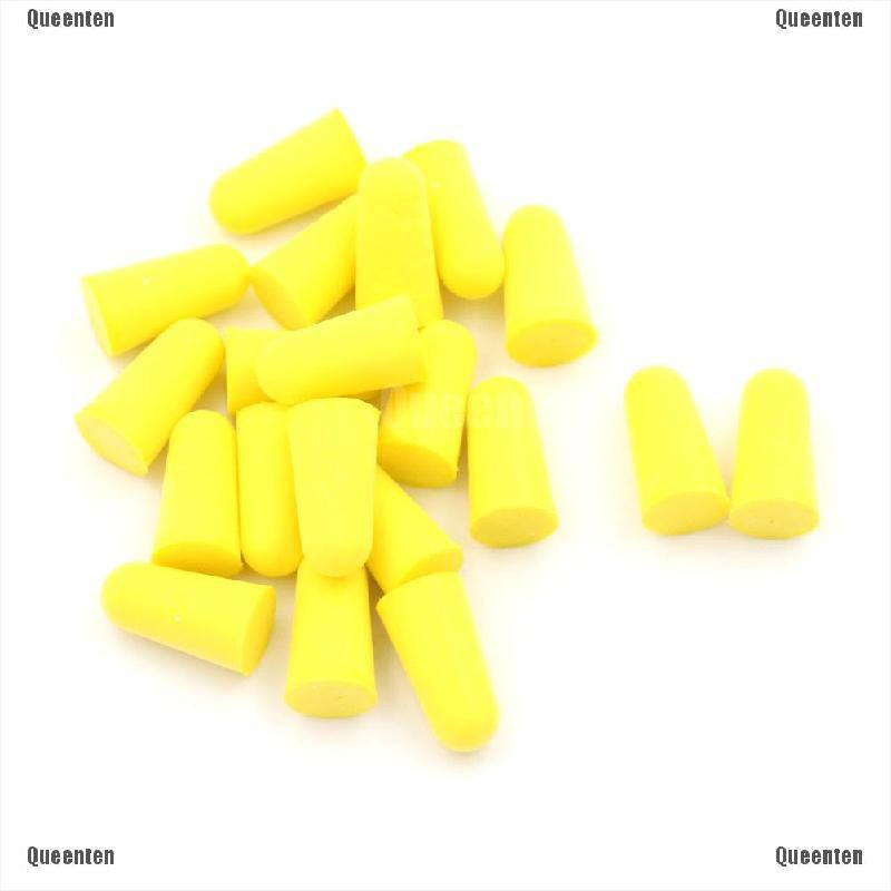 Set 20 nút bịt tai nghe bằng xốp PU mềm chống ồn thoải mái khi ngủ
