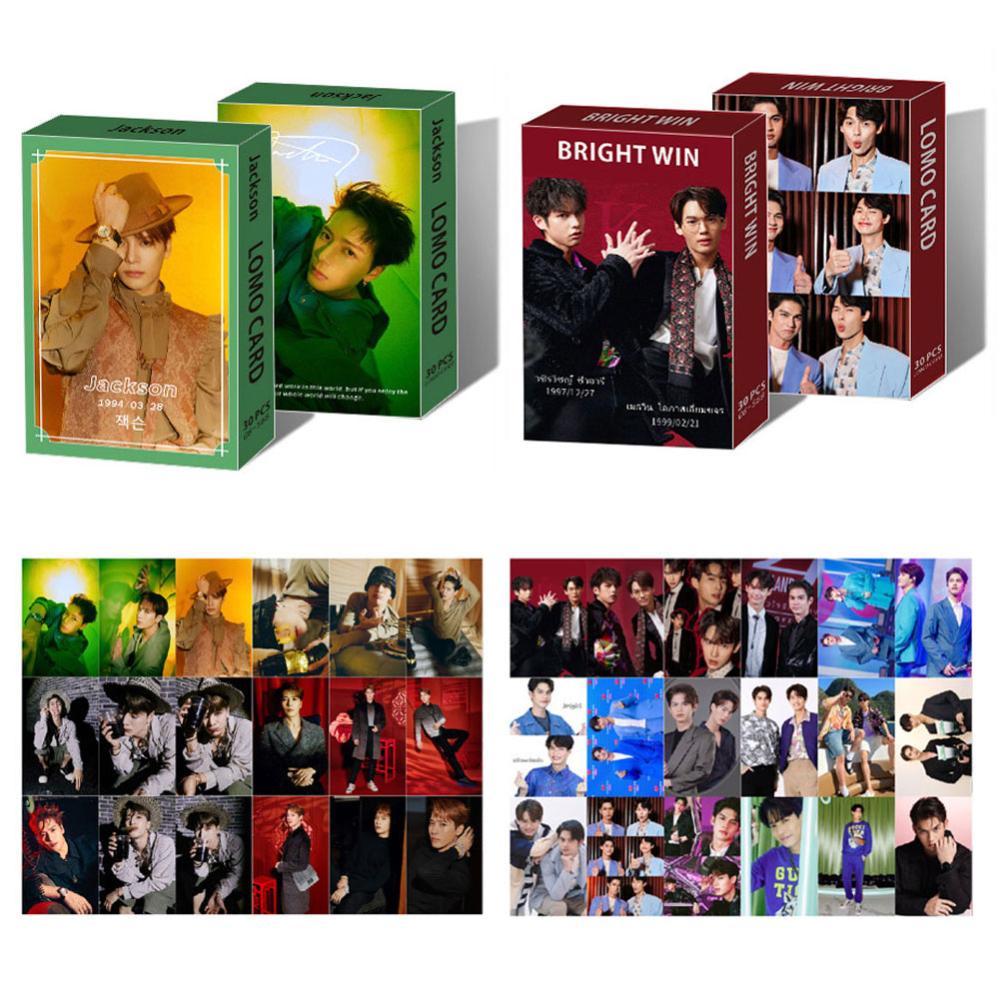 Bộ 30 Thẻ Ảnh Polaroid Jackson Off-Gun Bright Win GOT7 IVE Singto Krist