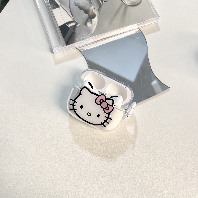 Vỏ Bọc Silicone Hello Kitty Nhiều Mẫu Mã Cho Hộp Sạc Tai Nghe Airpods pro 2 hellokitty