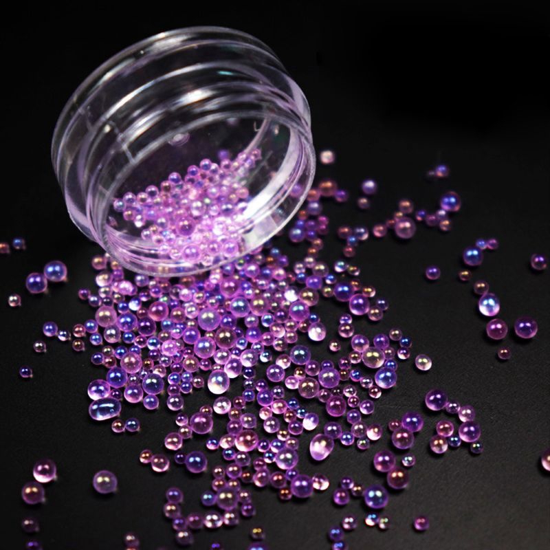 Set 12 Hộp Hạt Nhựa Mini 1-3mm Làm Đồ Trang Sức Thủ Công