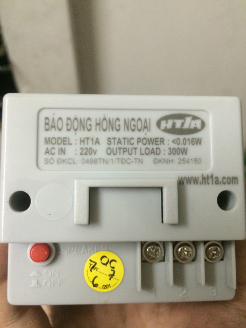 BÁO ĐỘNG CHỐNG TRỘM HỒNG NGOẠI HT1A DECOM