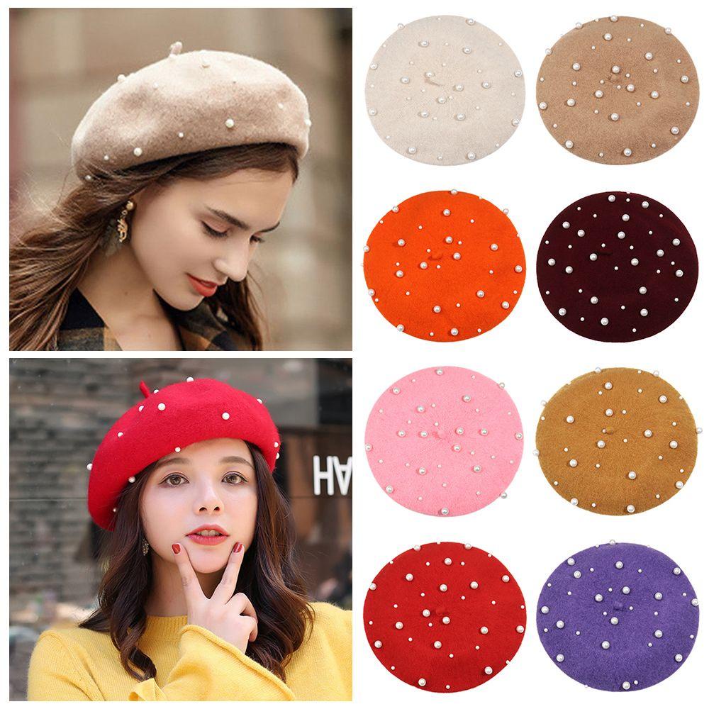 NIUYOU Mũ Beret Họa Sĩ Phong Cách Vintage Thời Trang