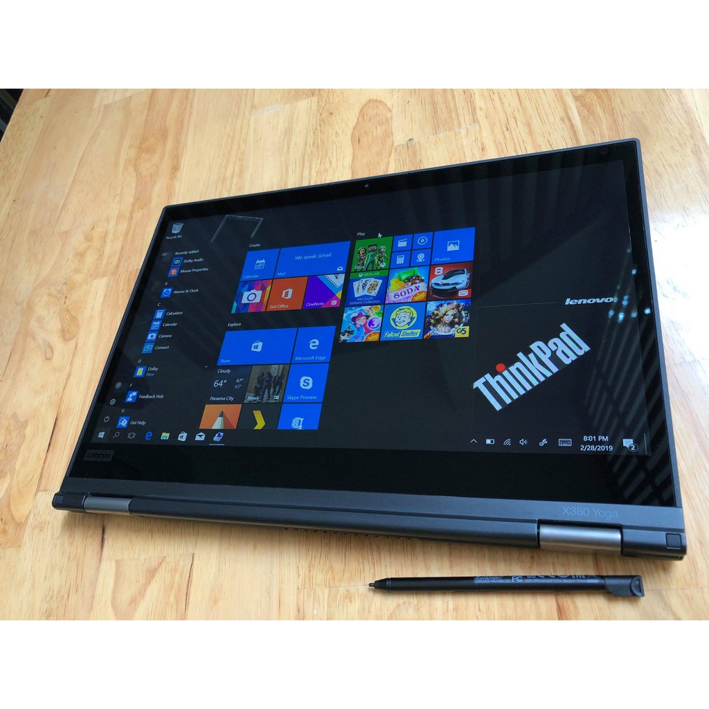 Laptop lenovo thinkpad yoga X380, i7 8650u, 16G, 512G, 99%, giá rẻ