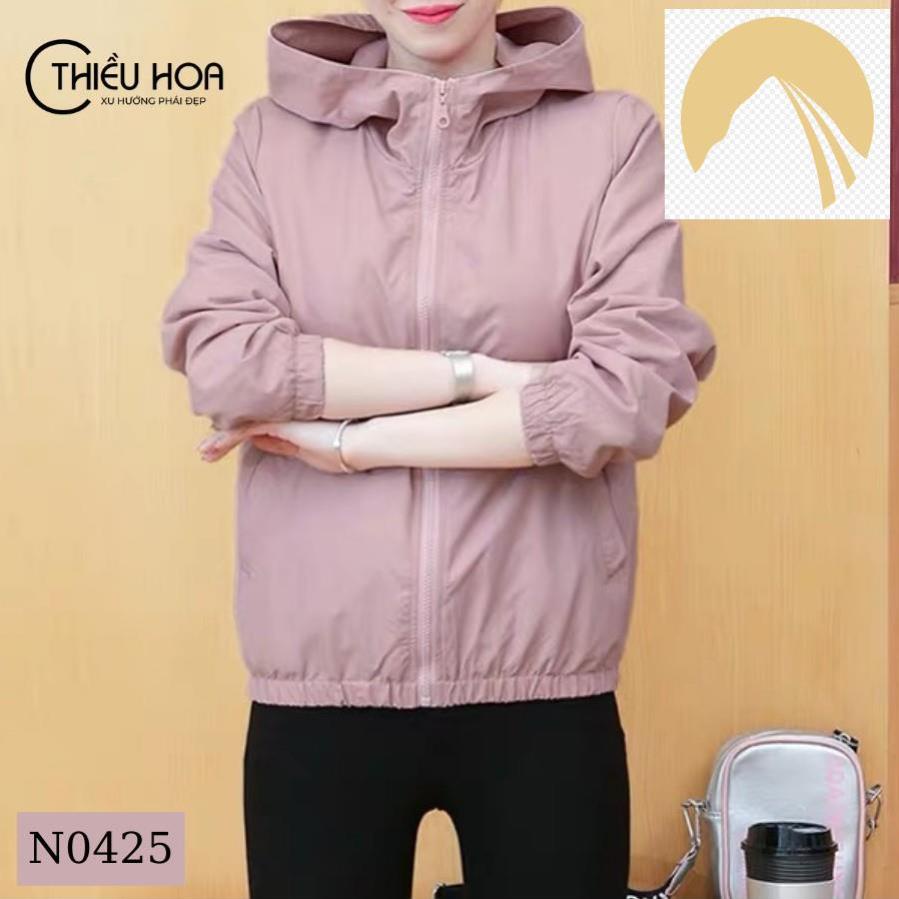 [ Hàng về ư Áo Khoác Nữ Trung Niên Đẹp Trẻ Trung năng động chất liệu kaki dù cao cấp mềm mịn thoáng mát THIỀU HOA N0425 | BigBuy360 - bigbuy360.vn