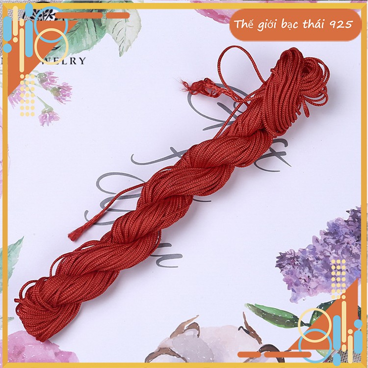 Bó dây vải dù loại 1mm, dây vải dù thắt vòng tay