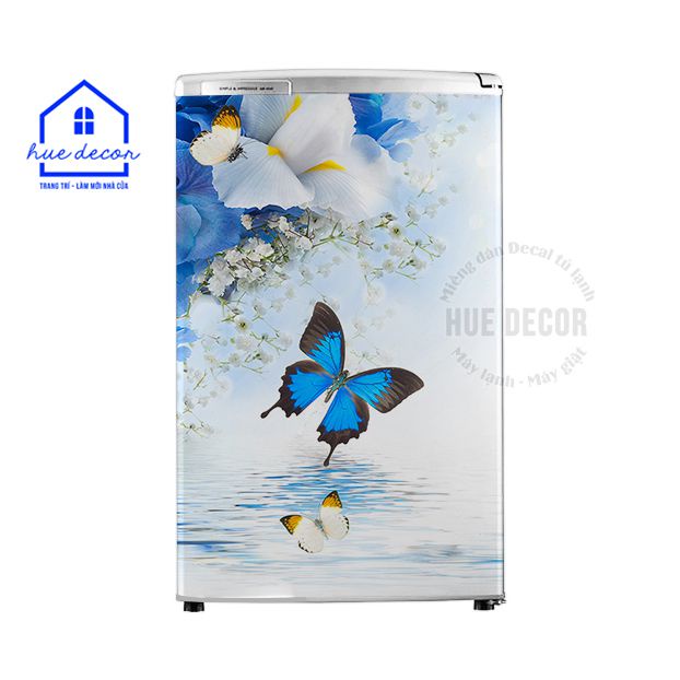 Decal dán tủ lạnh mini chất lượng, giá tốt, siêu bền không thấm nước