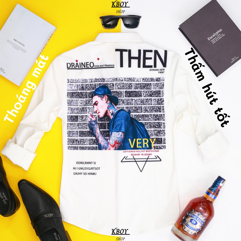 Áo sơ mi nam cổ bẻ hàng Quảng Châu ĐEN/TRẮNG coton 4 chiều - Dễ thoát mồ hôi mềm mịn chống nhăn, xù-3246 | BigBuy360 - bigbuy360.vn