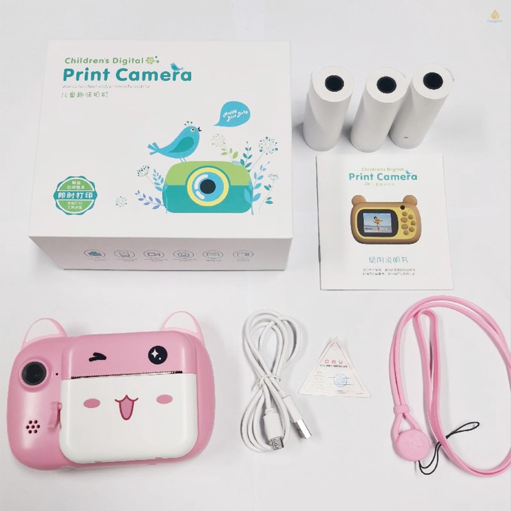 Bộ 3 máy ảnh kỹ thuật số A7 1080P màn hình kép 2.4 inch có thể thay thế thẻ TF cho trẻ em
 | BigBuy360 - bigbuy360.vn
