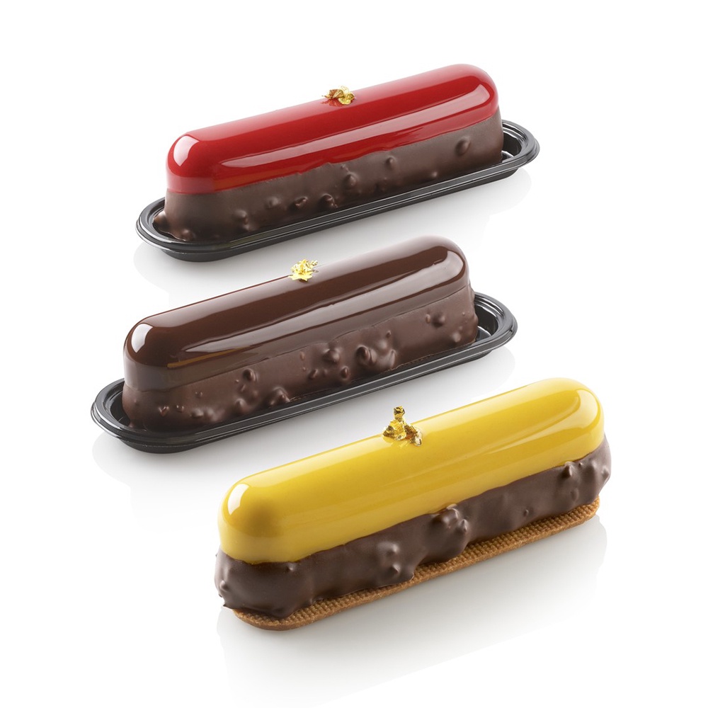 Khuôn Silicone 29 Ngăn Tạo Hình Làm Bánh Mousse/Bánh Mousse Hình Gấu Nâu 3D