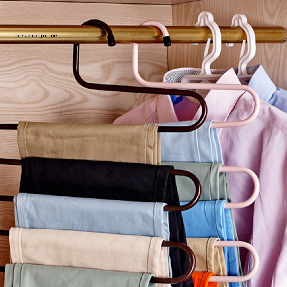 Móc Treo Đồ 5 Tầng Hình Chữ S Tiện Dụng