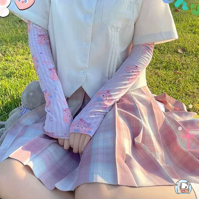 Găng Tay Chống Nắng Đa Năng Bằng Lụa Lạnh Sự Bảo Vệ