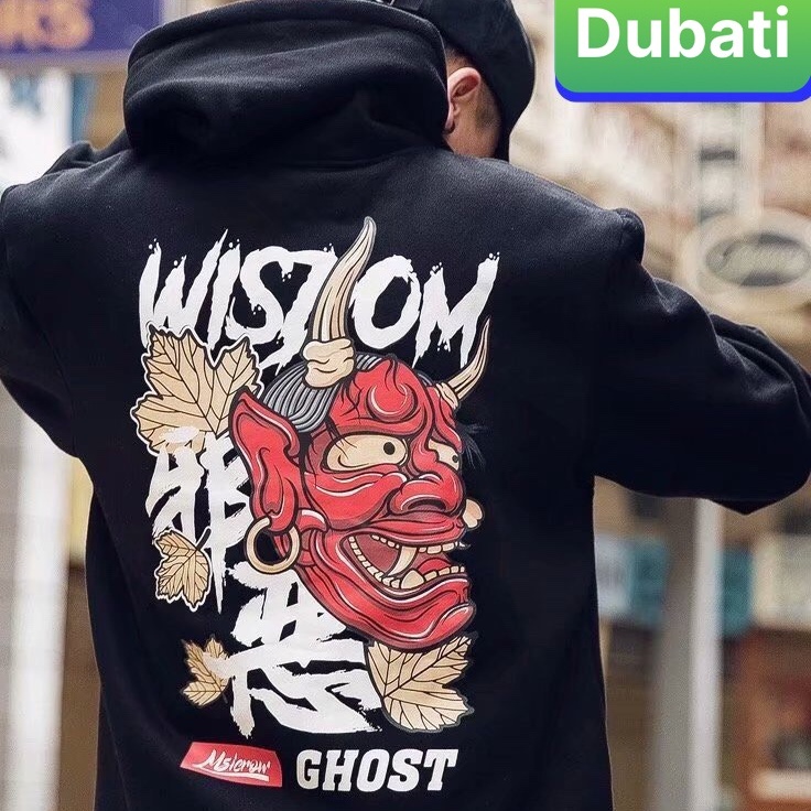 ÁO NỈ, ÁO KHOÁC HOODIE MẶT QUỶ ĐỎ ĐẦU SỪNG SIÊU NGẦU NAM NỮ PHONG CÁCH HÀN QUỐC- DUBATI FASHION