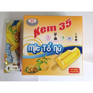 Hộp 10 que kem Tràng tiền 35 vị Mít tố nữ [NOW SHIP]
