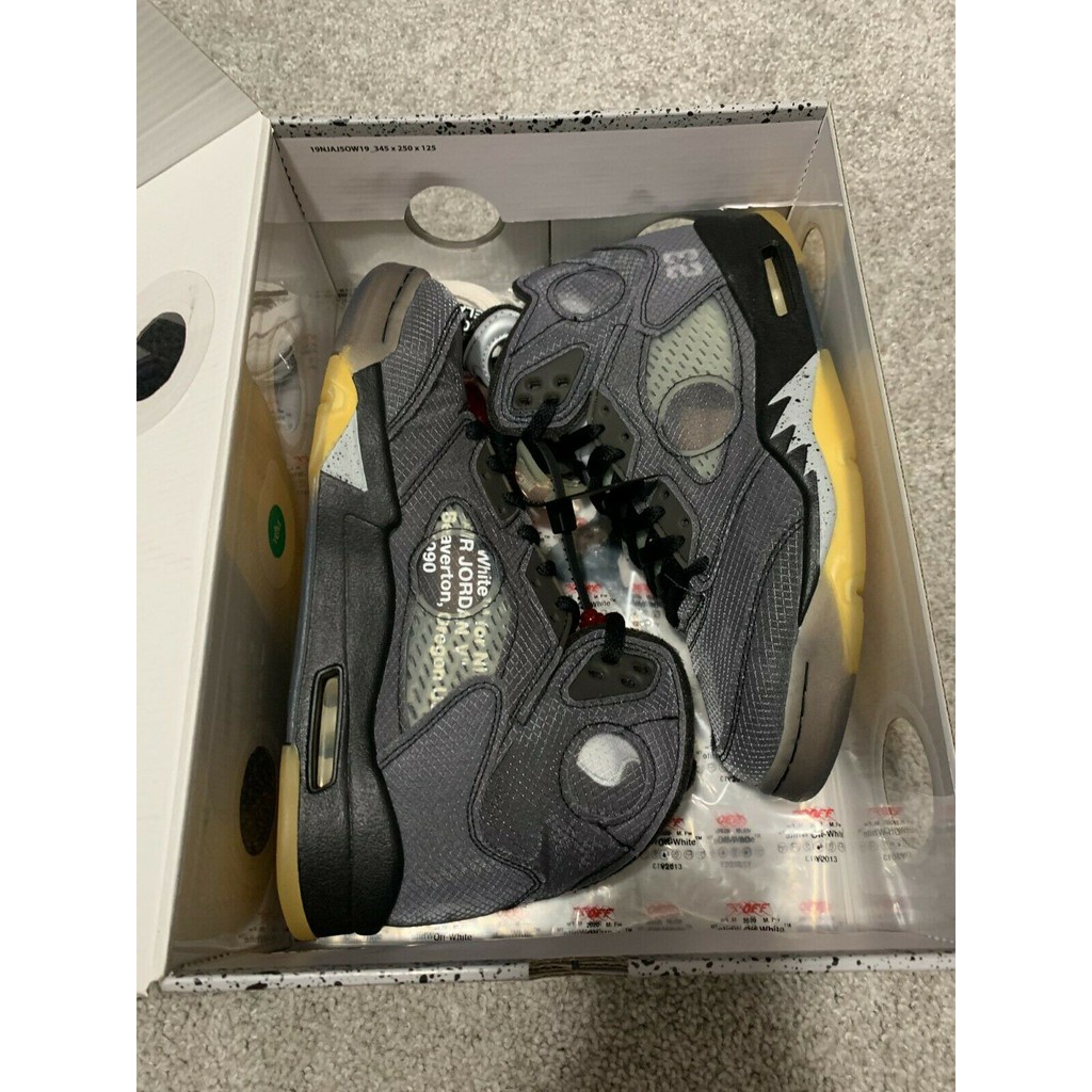 Giày Thể Thao Off-White x Air Jordan 5 AJ5 CT8480-001 DH8565 1 X1OD Chất Lượng Cao