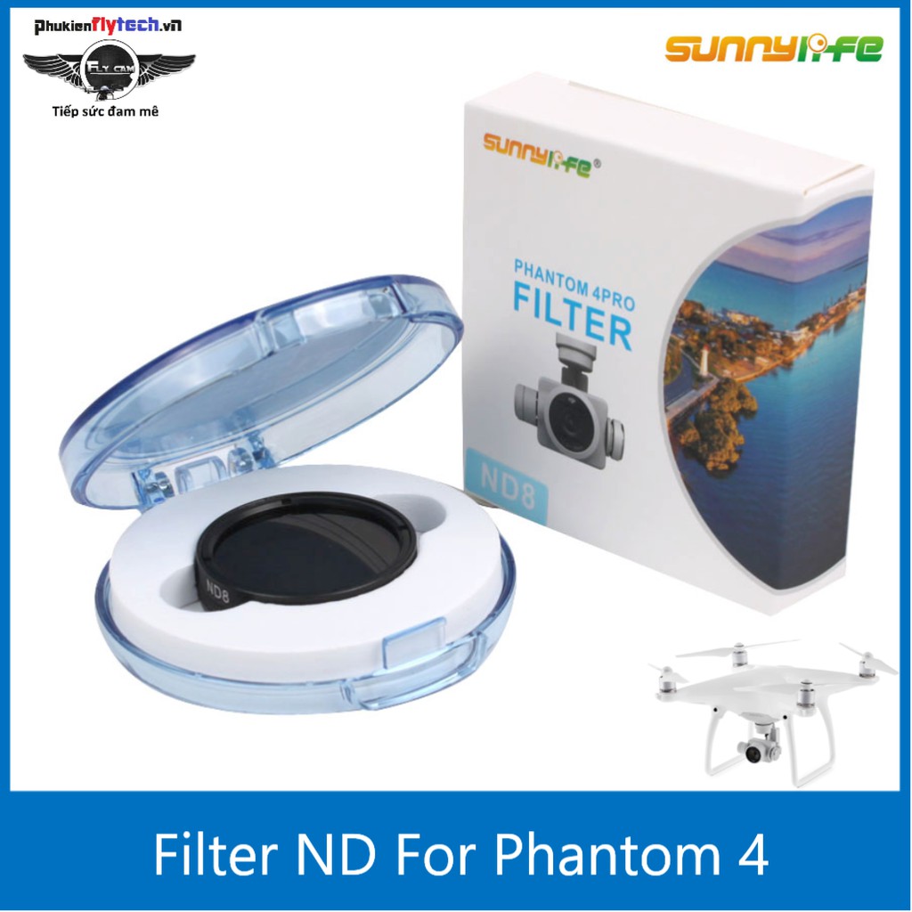 Kính lens Filter ND Phantom 4 pro/ advanced -Phụ kiện flycam DJI Phantom 4 pro