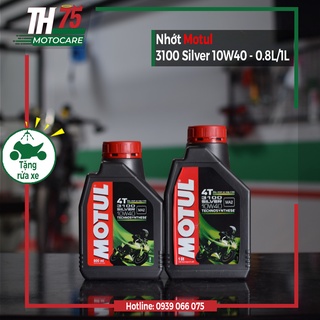 NHỚT MOTUL 3100 SILVER 10W40 CHAI 0.8/1L Xe Số