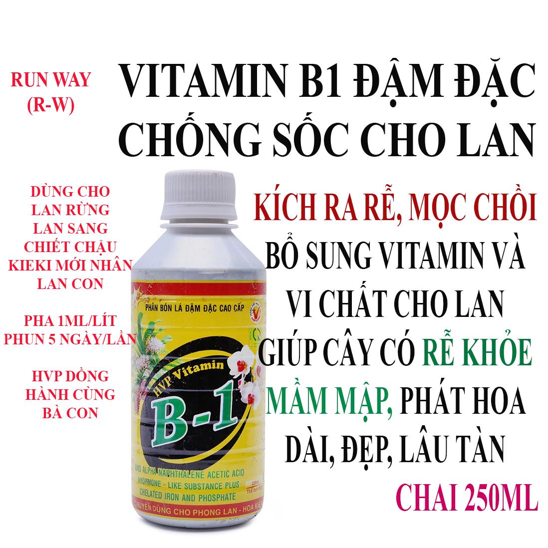 Phân bón đậm đặc HPV Vitamin B1 cho Phong Lan 250ml - Tăng cường mạnh bộ rễ, nâng cao sức đề kháng với cây trồng