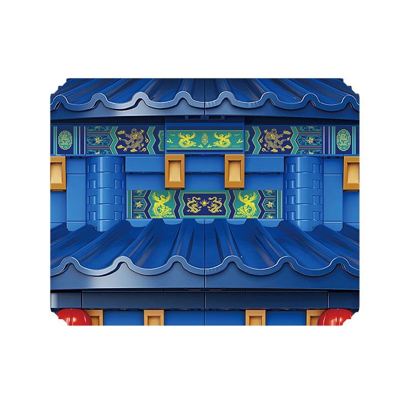 MY92005-Temple of Heaven - Mô hình kiến ​​trúc Tử Cấm Thành-Các hạt được khoan siêu nhỏ-Cung điện loạt-Khối xây dựng lắp ráp-Quà tặng