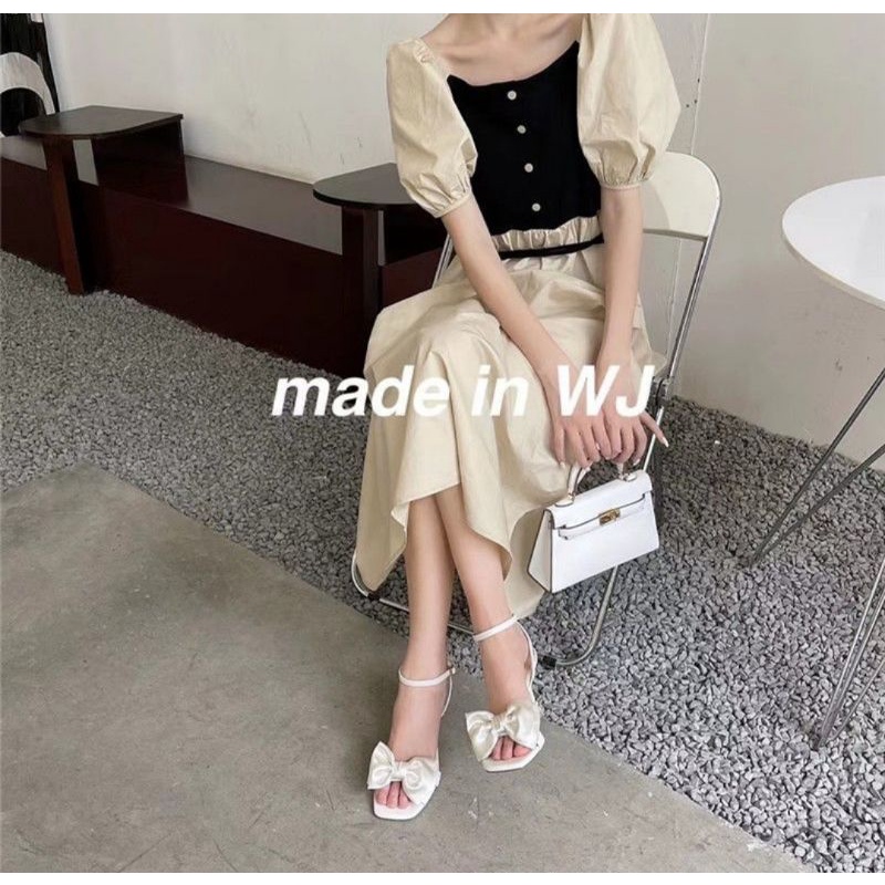 sandal bigsize nơ lụa (35-45)