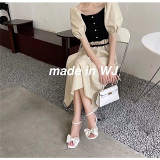 Sandal bigsize nơ lụa